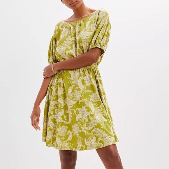 NWT DAILY PRACTICE BY ANTHROPOLOGIE MINI DRESS Floral Print Medium